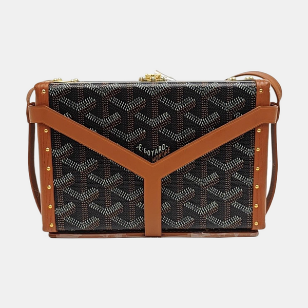 Minaudière Coated Canvas Black