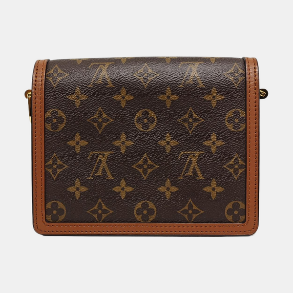 DAUPHINE Mini Monogram Coated Canvas Brown
