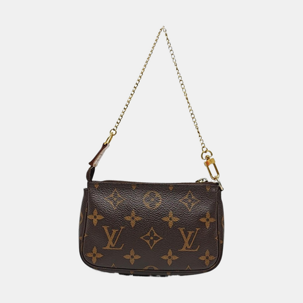ACCESSOIRES Mini Monogram Coated Canvas Brown