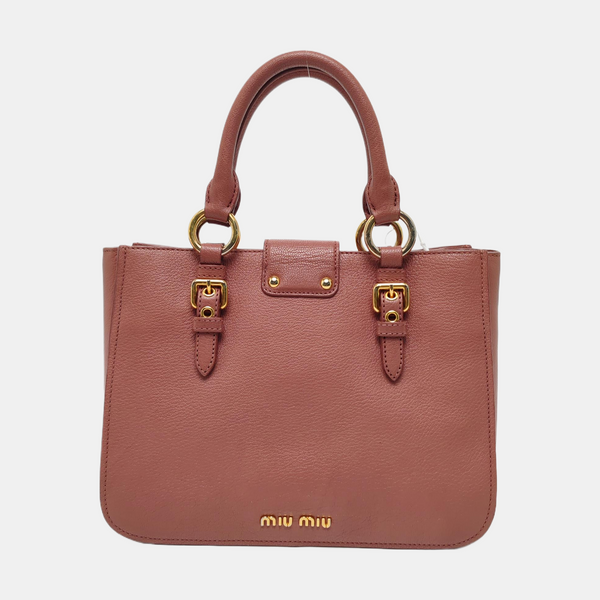 Calfskin Tote Bag Beige