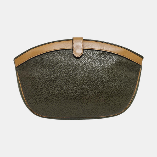 Calfskin Clutch Green