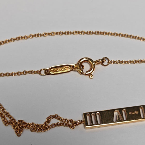 Atlas 18k Gold Rose Gold Necklace