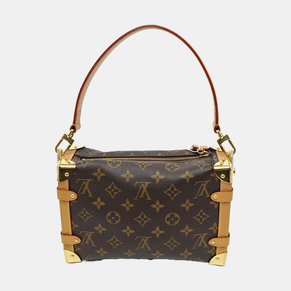 SIDE TRUNK MM Monogram Coated Canvas Brown