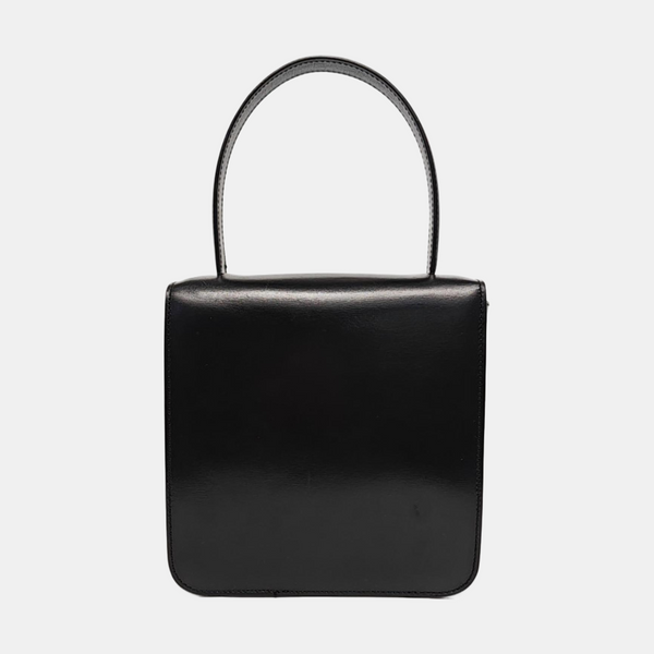 Leather Shoulder Bag Black