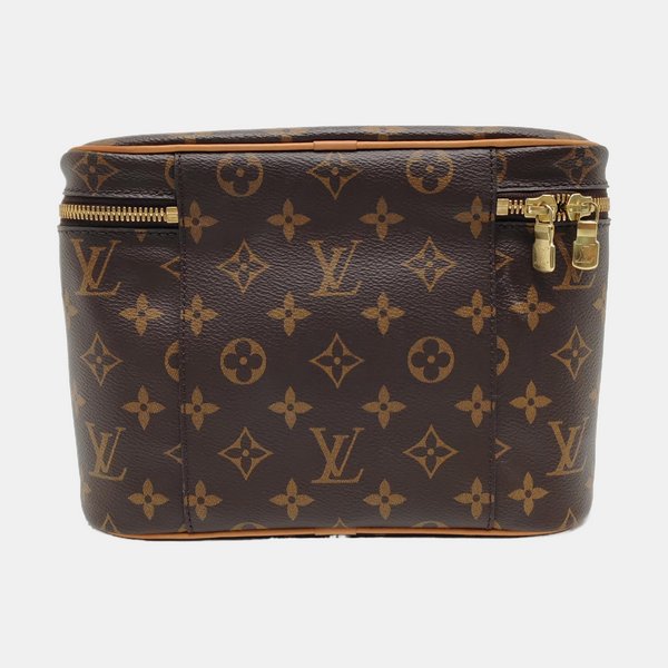 NICE Monogram Coated Canvas Brown