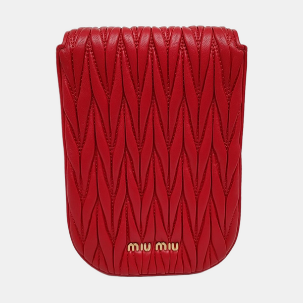Matelassé Lambskin Red