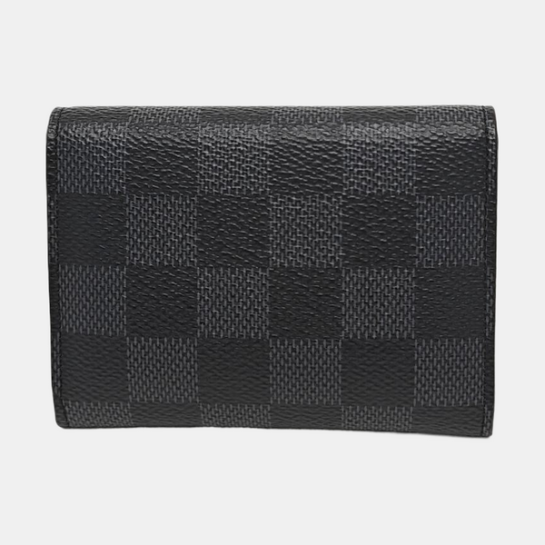 ENVELOPPE Damier Graphite Coated Canvas Gray Card Holder