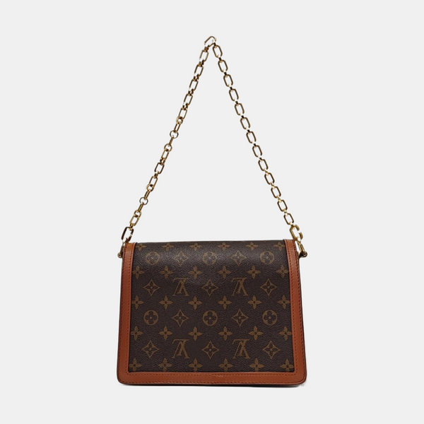 DAUPHINE MM Monogram Coated Canvas Brown