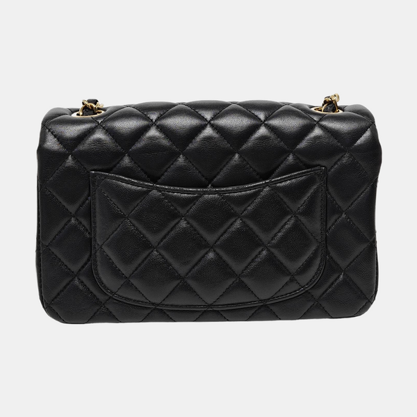 CLASSIC FLAP Mini Quilted Lambskin Black