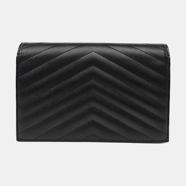 MONOGRAM WOC Chevron Calfskin Black