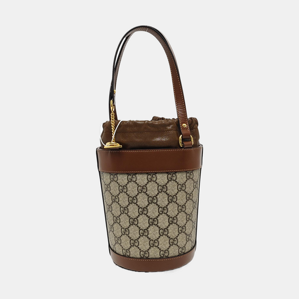 Horsebit 1955 Small Coated Canvas Beige