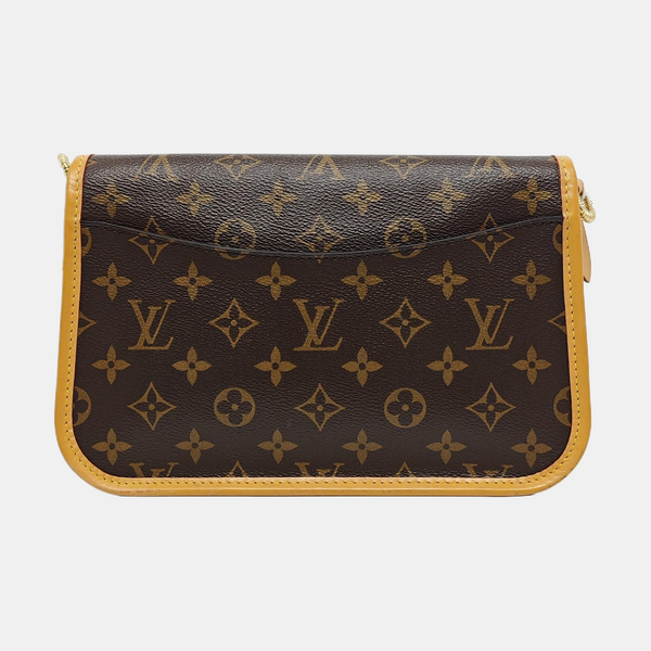DIANE Monogram Coated Canvas Brown