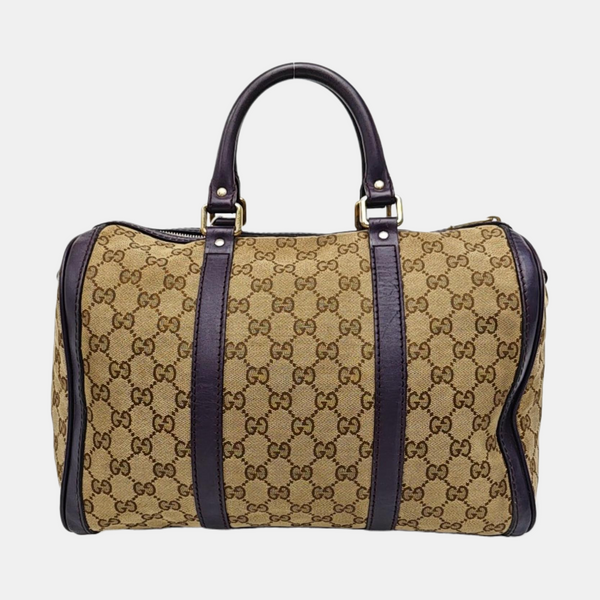 Boston Monogram Canvas Beige