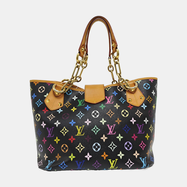 LV × TM ANNIE Monogram Coated Canvas Black