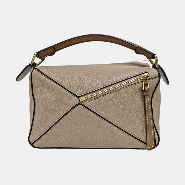 Puzzle Small Calfskin Beige