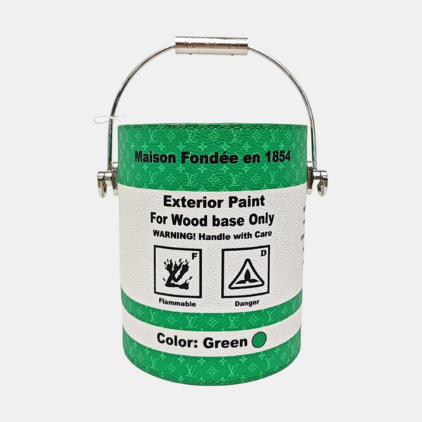 PAINT CAN Monogram Coated Canvas Green
