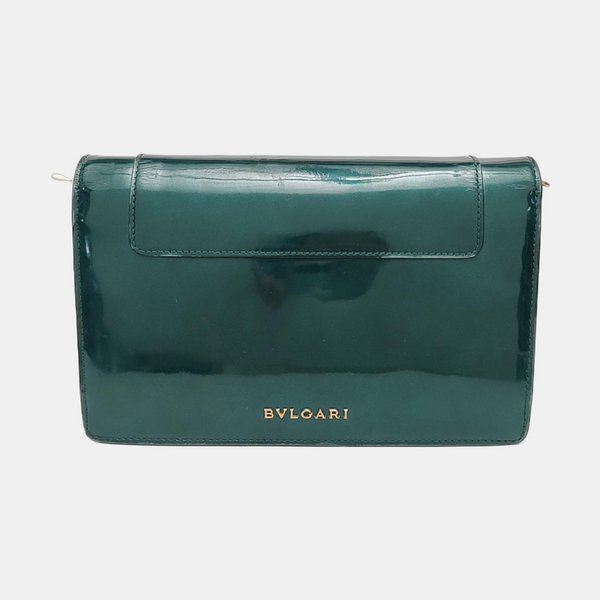 SERPENTI FOREVER Patent Leather Green