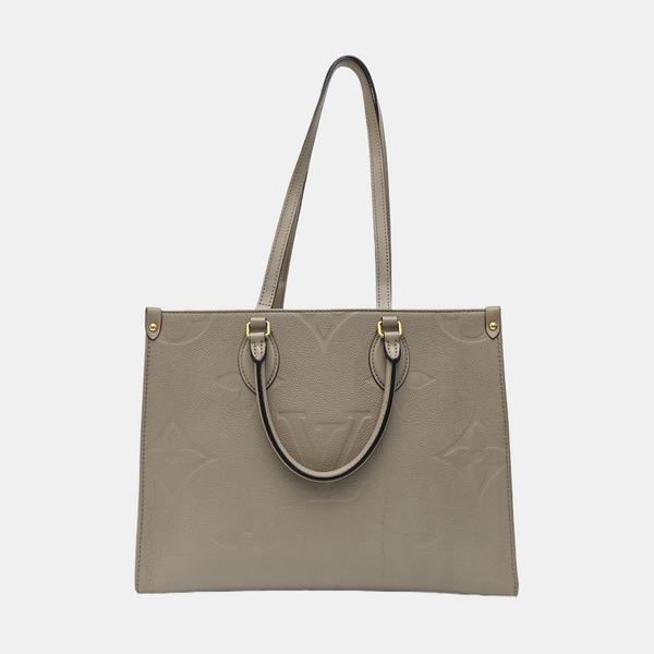 ONTHEGO MM Monogram Calfskin Gray
