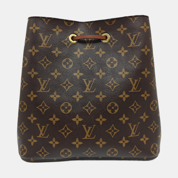 NÉONOÉ MM Monogram Coated Canvas Brown