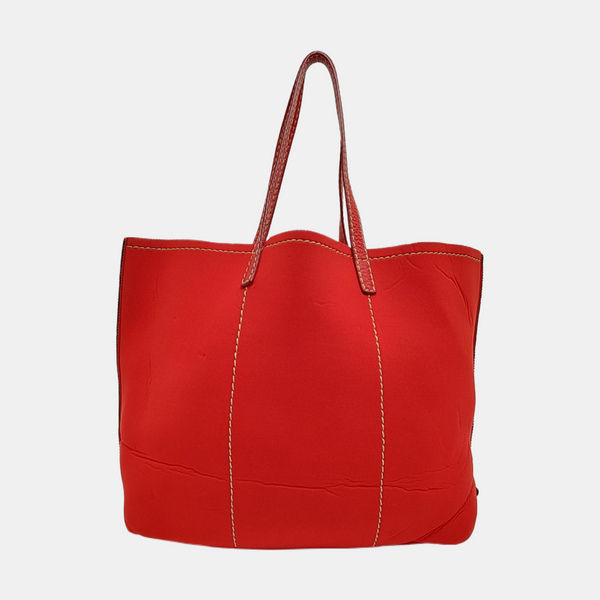 Fabric Tote Bag Red