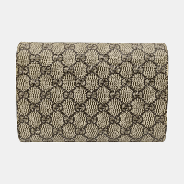 Dionysus Mini Monogram Coated Canvas Black