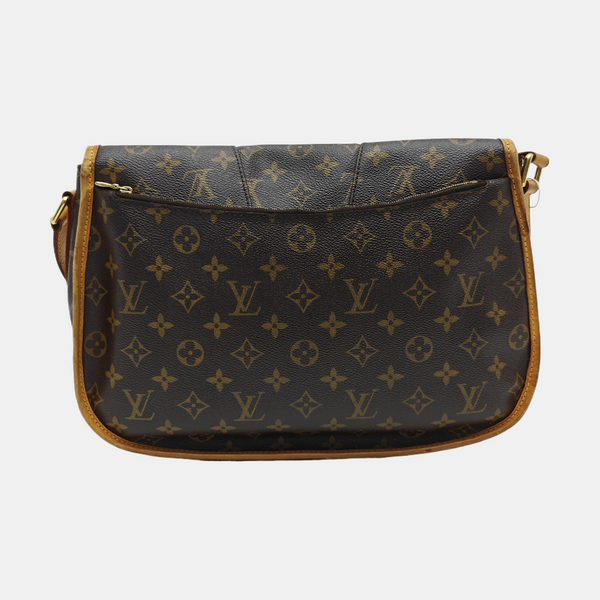 MENILMONTANT MM Monogram Coated Canvas Brown