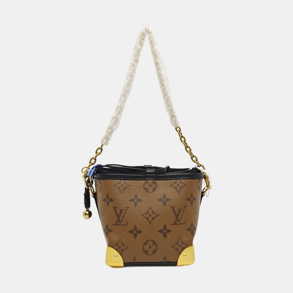 NOÉ PURSE LV CHARMS Monogram Coated Canvas Brown