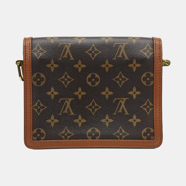 DAUPHINE Mini Monogram Coated Canvas Brown