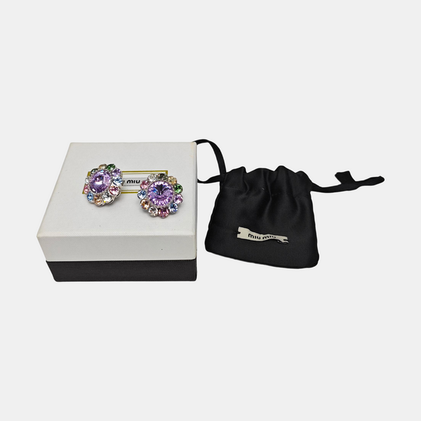 Metal Silver Clip On Earrings