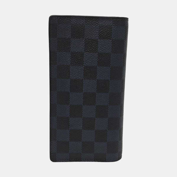 BRAZZA Damier Graphite Coated Canvas Gray Wallet