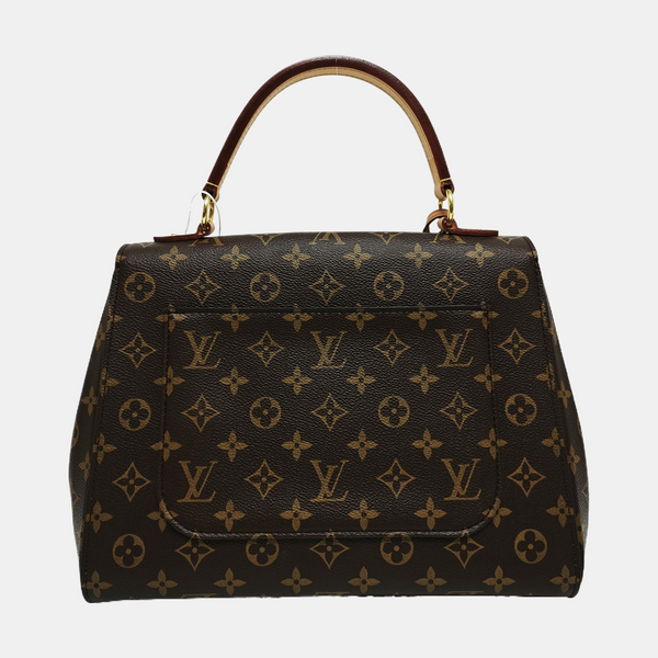 CLUNY MM Monogram Coated Canvas Brown