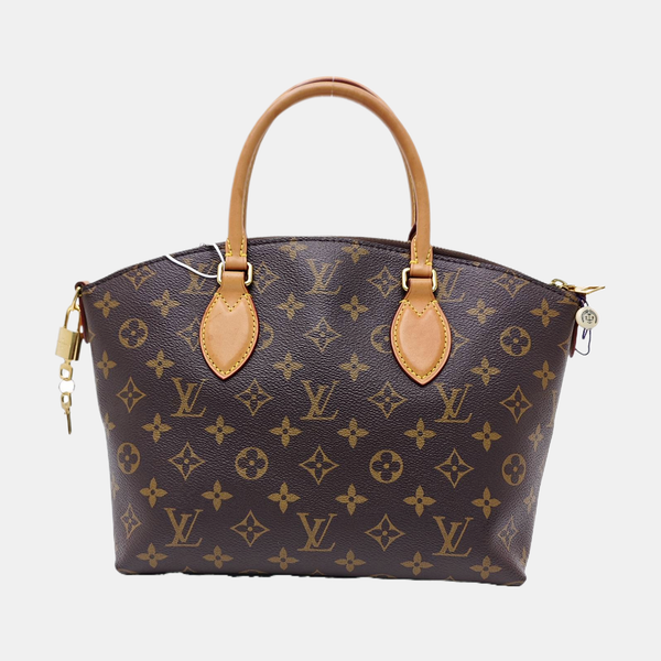 BOETIE PM Monogram Coated Canvas Brown