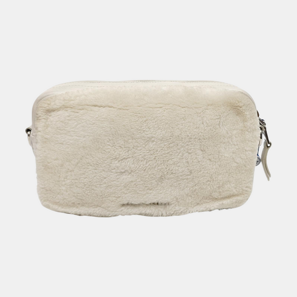 Calfskin Crossbody Bag White