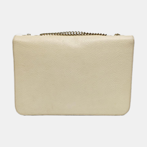 Interlocking G Large Calfskin Beige