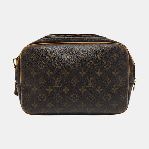 REPORTER Monogram Coated Canvas Brown