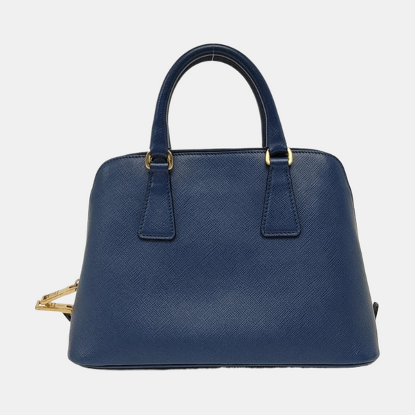 Authenticated pre-owned Promenade Saffiano Calfskin Blue - Tote Bag at Looply