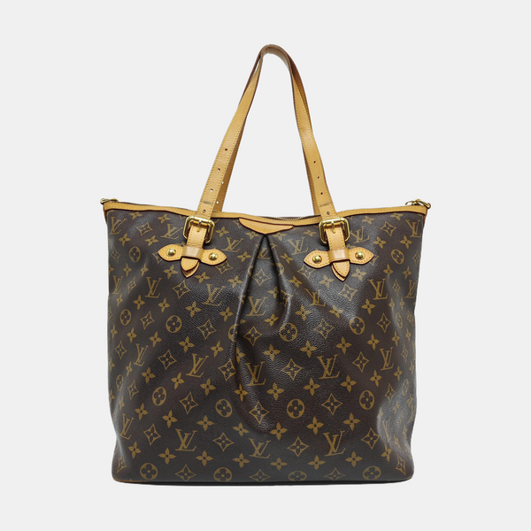 PALERMO GM Monogram Coated Canvas Brown