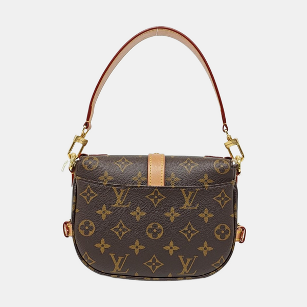 SAUMUR BB Monogram Coated Canvas Brown
