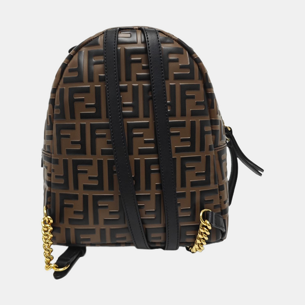 Calfskin Backpack Mini Brown