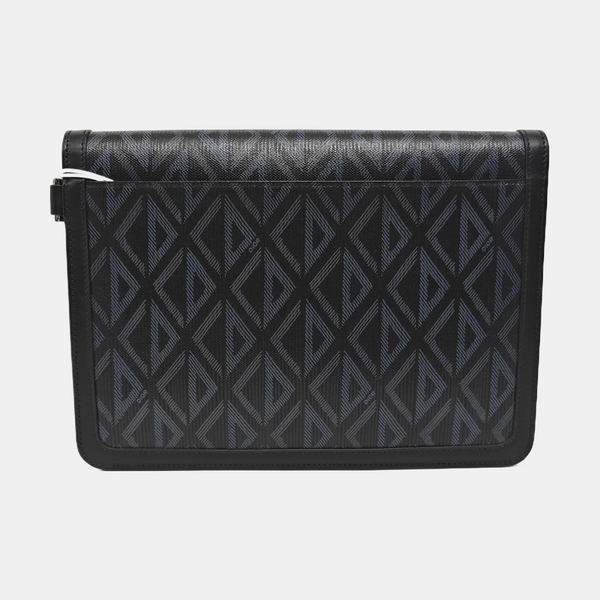 Hit The Road Oblique Coated Canvas Black