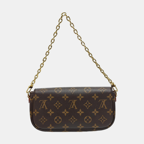 IVY Monogram Coated Canvas Brown