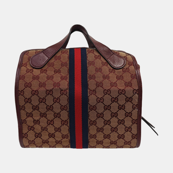 Monogram Canvas Shoulder Bag Red