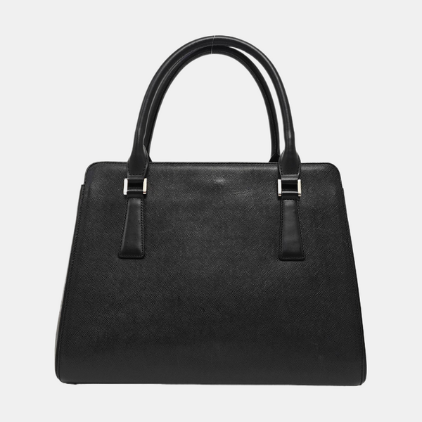 Calfskin Tote Bag Small Black