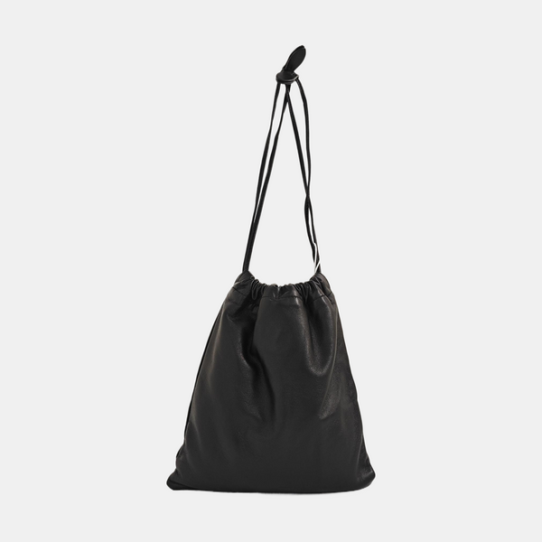 Calfskin Top Handle Bag Black