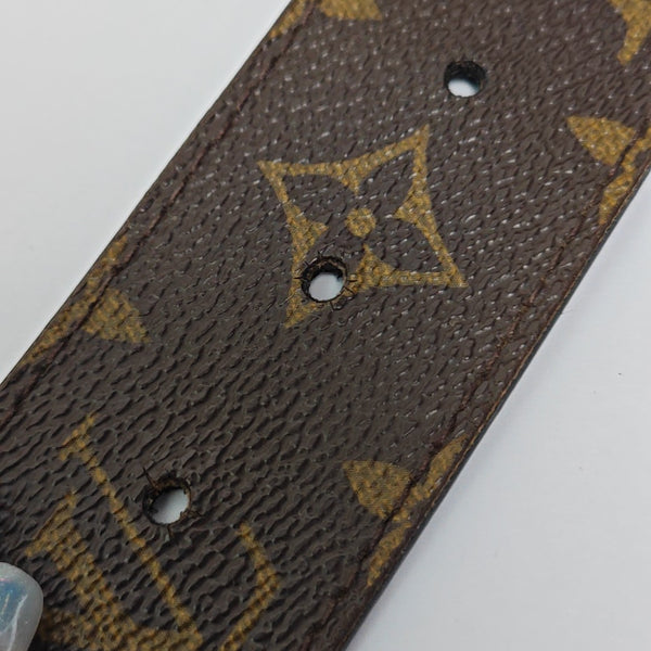 Coated Canvas Belt Brown