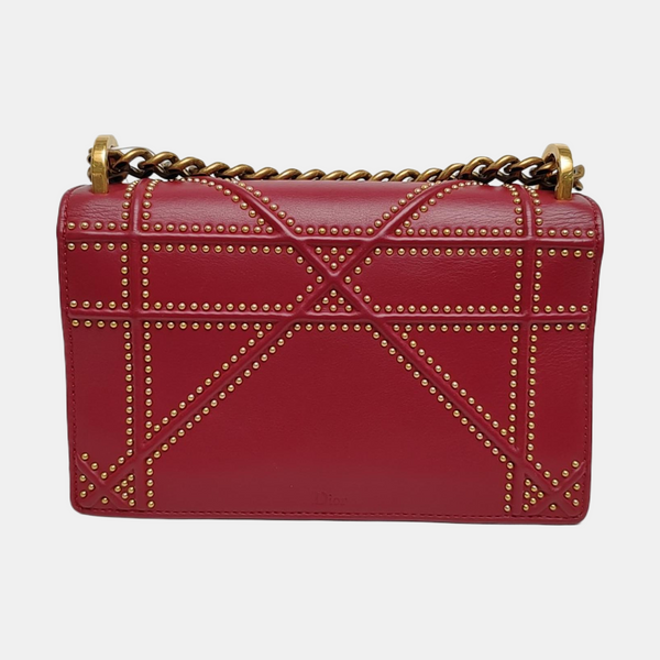 Diorama Small Calfskin Red