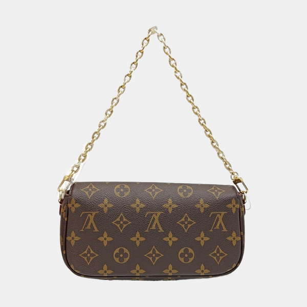 IVY Monogram Coated Canvas Brown