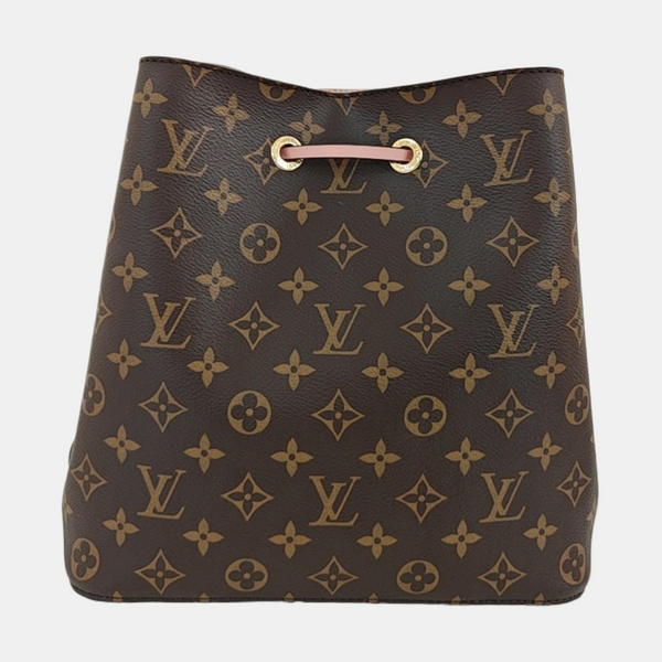 NÉONOÉ MM Monogram Coated Canvas Brown
