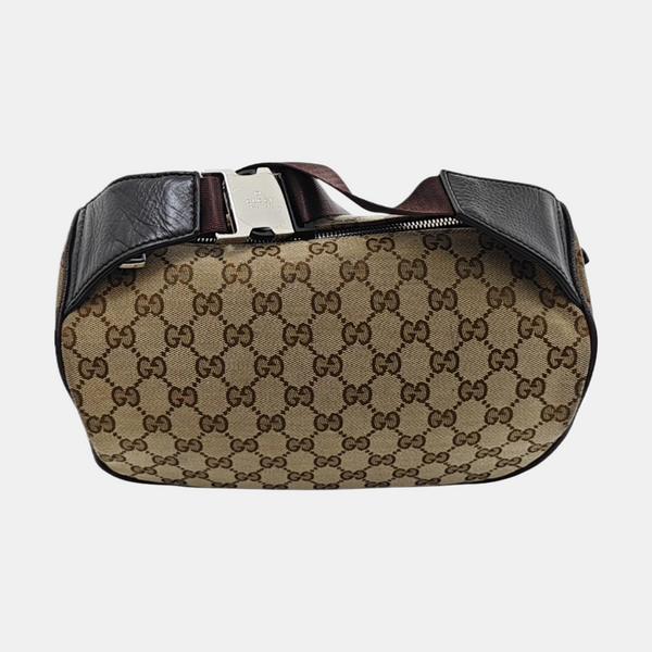 Monogram Canvas Belt Bag Beige