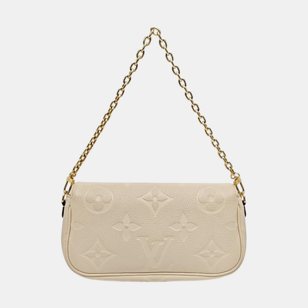 IVY Monogram Calfskin Beige